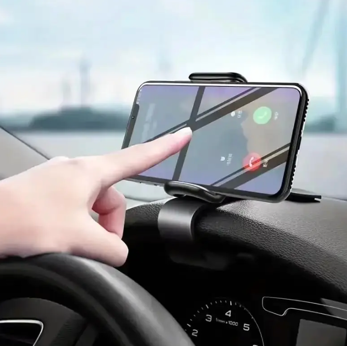 Car Phone Holder-Multifunctional Car Phone Holder for Dashboard Sun Visor Rearview Mirror Table 360°Rotatable and Retractable Car Phone Holder Car Phone Holder Fit for All Phone