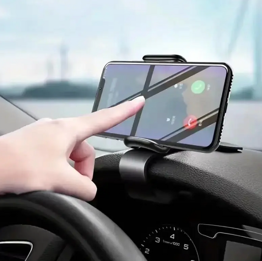 Car Phone Holder-Multifunctional Car Phone Holder for Dashboard Sun Visor Rearview Mirror Table 360°Rotatable and Retractable Car Phone Holder Car Phone Holder Fit for All Phone