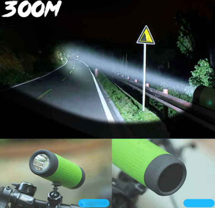 Bike Speaker and Light With Bluetooth Speaker